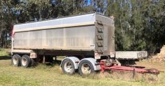 Muscat Quad Dog &amp; Hercules Aluminium Tipping body for sale Llandilo NSW