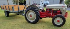 Vintage 1948 Ford 8N Tractor &amp; Ferguson Trailer for sale Natacoorte SA