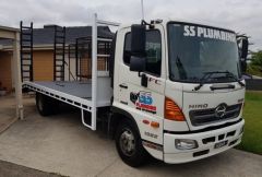 2012 Hino 500 Series Beavertail Truck for sale Vic Hallam 