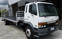 2002 Mitsubishi Fuso Fighter FM600 Flat Tray Truck for sale Shepparton Vic