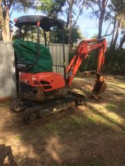 Plant Trailer &amp; Kubota 1.7 Ton Excavator for sale WA Wanneroo