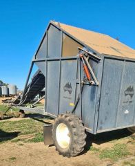 14 c.m. Elevator type Nicholls Chaff cart   for sale Merredin WA