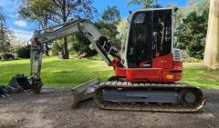 2017 Takeuchi 8.5T Excavator for sale Cashmere Qld