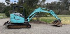 2016 Kobelco SK55SRX Excavator for sale Toolamba Vic