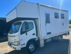 2009 Hino Hybrid 2 horse versatile truck for sale Oakdale NSW