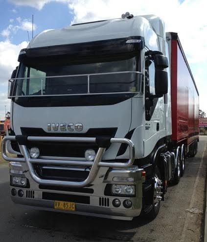 48 Foot Krueger Drop-Deck Tautliner Iveco Stralis AS-L560 Prime Mover Truck