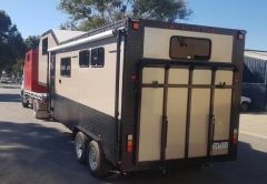 1989 Mitsubishi Truck &amp; 3 HAL Davro Gosseneck for sale Goorambat Vic