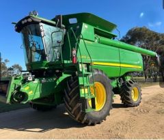 2009 John Deere 9870 Combine Harvester &amp; Front for sale Pleasant Hills NSW