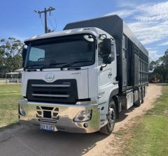 2022 Quon UD Truck &amp; 12 Horse /Cattle Crate for sale Maffra Vic