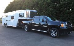 Cimarron Norstar Gooseneck Trailer &amp; 2011 GMC Sierra Denali for sale Vic Mt Eliza