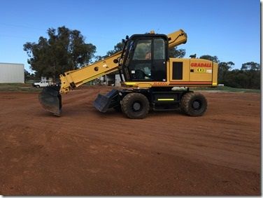 Gradall Excavator XL4300 111 Grader &amp; Crane for sale York WA