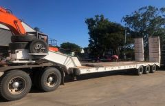 1980 Allison Tri Axle Drop Deck Trailer for sale Qld Gracemere