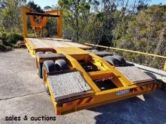 1977 Runge Bogie low Loader Trailer for sale Vic Thornbury