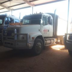 Freightliner FL112 Truck &amp; Dog Tipper Trailer for sale Riverland SA