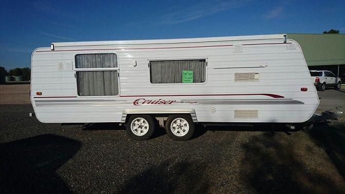 2001 Regent Cruiser poptop Caravan for sale warracknabeal Vic