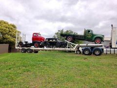 1985 Bogie Drop Deck Semi trailer for sale Vic Clyde North