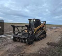 CAT 299D3 XE Skid Steer Loader + Mulcher available for sale Booyal Qld