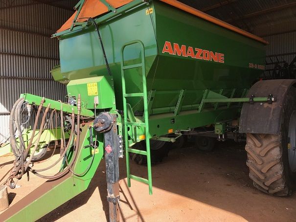 Amazone Fertilizer Spreader ZGB8200 Drive Farm Machinery for sale WA