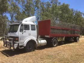 1981 Mercedes Benz Prime Mover Truck with Stock Crate for sale Vic