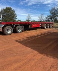 2023 Barker Flat Top Triple Set + 2 Bogie Dolly's for sale Oakey Qld