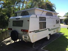 2002 17ft Roma Pop Top Caravan for sale Torquay