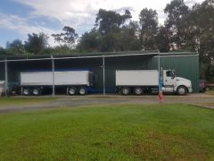 2010 cat CT630 Tipper Truck &amp; Quad Dog Tipper Trailer for sale Calliope Qld