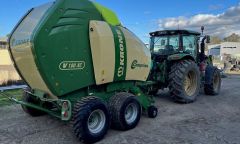 2013Krone Comprima V180XC round hay baler for sale Seymour Vic