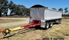 2008 4 axle Hercules Tipper Trailer for sale NSW Jindera