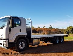 2012 Isuzu FVM 1400 Long Flat Tray Truck for sale WA Gin Gin