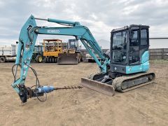 2021 Kobelco SK55SRX Excavator for sale Bundaberg Qld