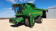 2013 S670 John Deere header &amp; 2019 JD 740D front for sale Balaklava SA