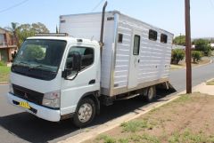 2007 Mitsubishi Fuso 5-6 Horse truck Horse Transport for sale NSW Inverell